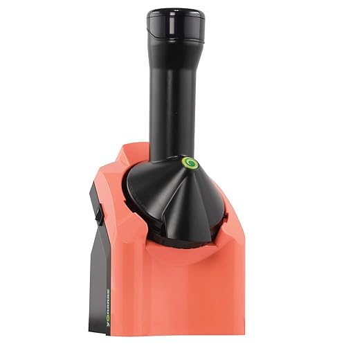 Yonanas 902CR Classic Vegan  Dairy-Free Frozen Fruit Soft Serve Maker  Includes 36 Recipes  200-Watts  Coral