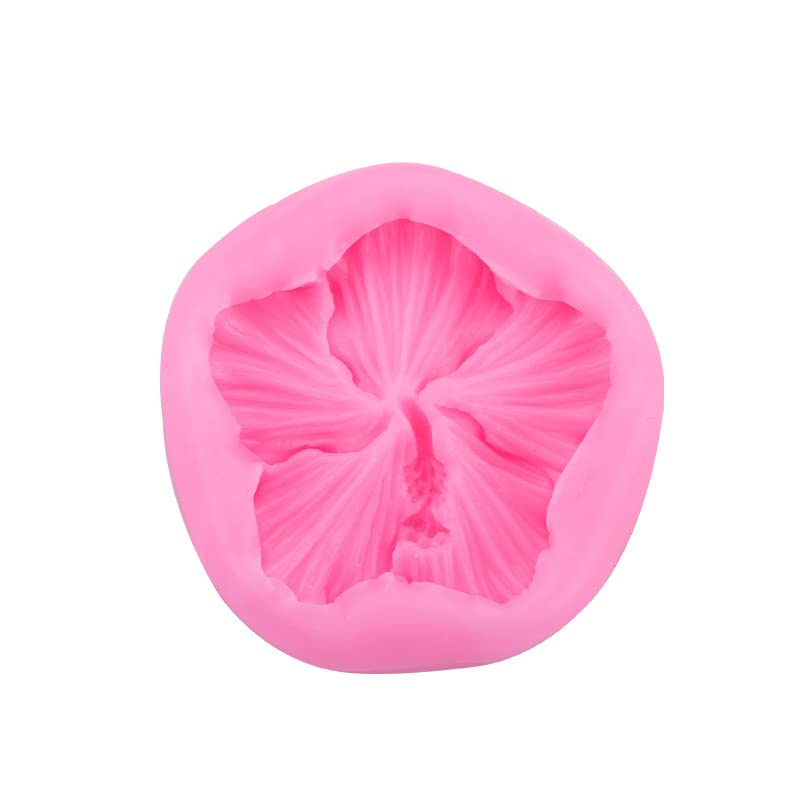 Guratapa Mini Hibiscus Flower Silicone Molds - 3D Resin Cake Decor, Random Color, Model 20950002000000
