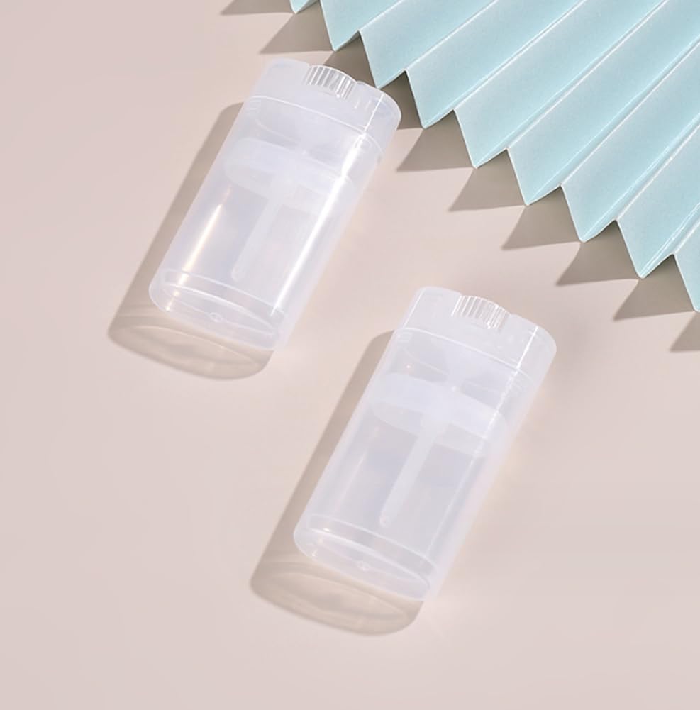 Wholesale 15Ml Bpa Free Transparent Empty Plastic Oval Deodorant Containers Lipstick Tubes Tube Bottles For Chapstick Homemade L