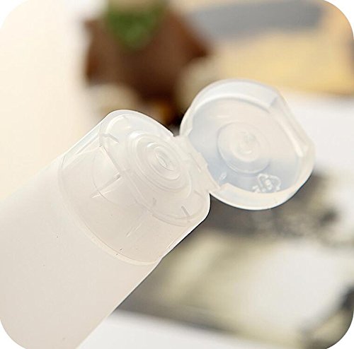 Upstore 20Pcs Emply Plastic Cosmetic Soft Tube Vial Bottles With Flip Cover Makeup Travel Sample Packing Storage Holder Containe