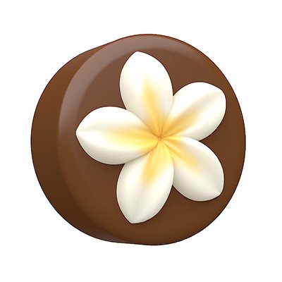 Spinningleaf Plumeria Sandwich Cookie Chocolate Candy Mold