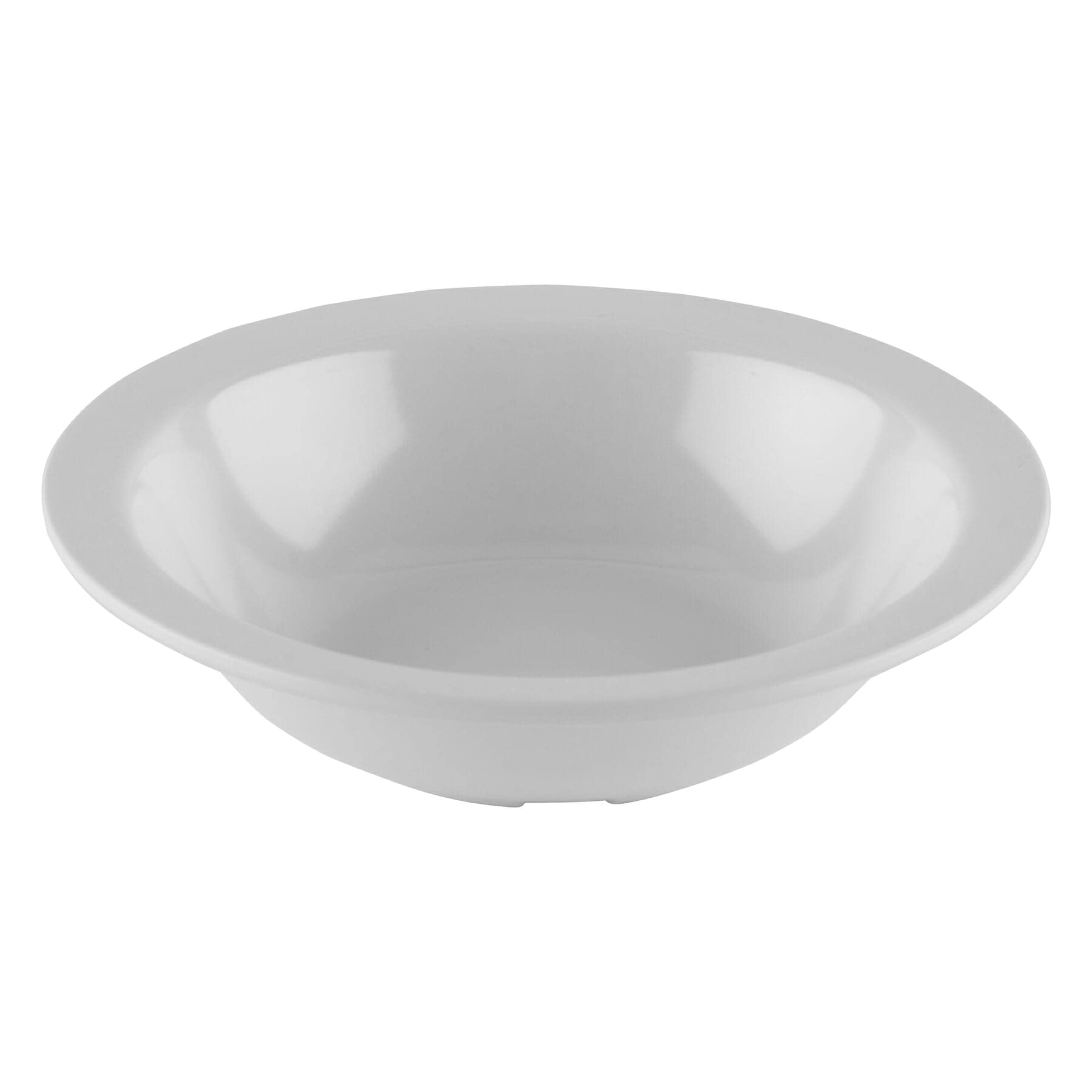 G.E.T. DN-410-W Melamine Rimmed Salad Bowls, 10 Ounce, White (Set of 12)