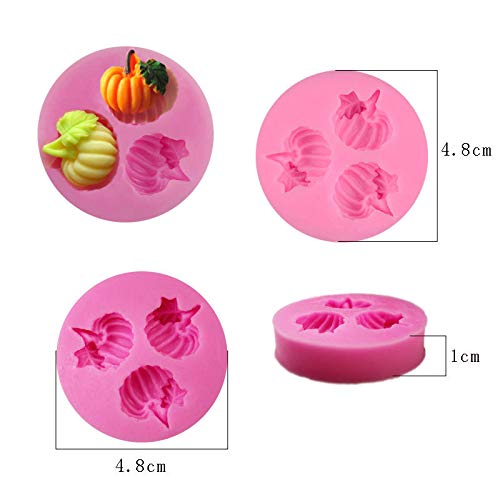 4 Pcs Mini Vegetables Pumpkin Eggplant Peas String Beans Asparagus For Diy Cake Fondant Baking Biscuit Tray 3D Hard Candies Dess