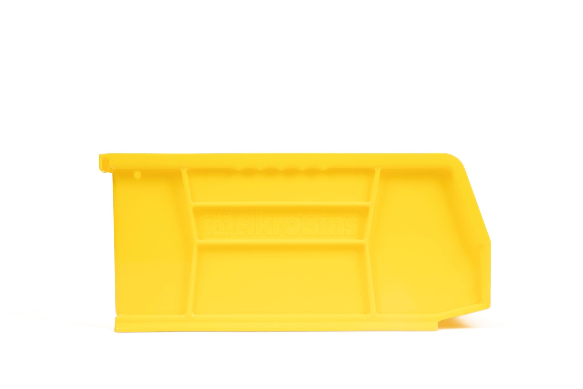 Hudson Exchange 11'' X 11'' X 5'' Plastic Stackable Storage Bin And Hanging Container (Yellow)