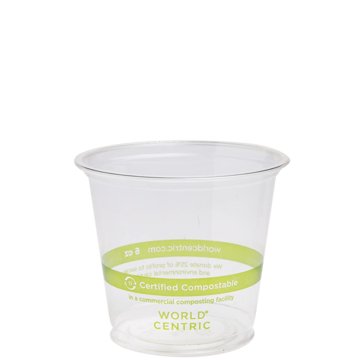 World Centric'S 100% Biodegradable, 100% Compostable Pla 6Oz Cold Cup (Package Of 400)
