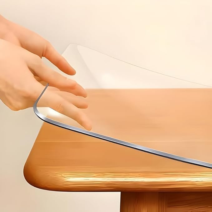 Qlarity Covers 1.5mm Super Shield PVC Table Cover, 36x47 Inch, Thick Sheet
