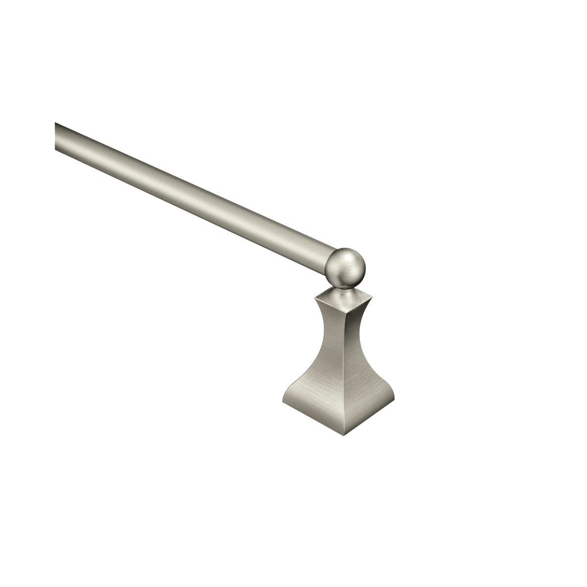 Moen Dn8318Bn Retreat 18-Inch Single Towel Bar, Brushed Nickel