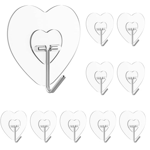 Jialto Photo Frame Hooks For Wall Without Drilling 10 Pack Self Adhesive Hooks For Wall Heavy Duty Strong Nail Free For Hanging 