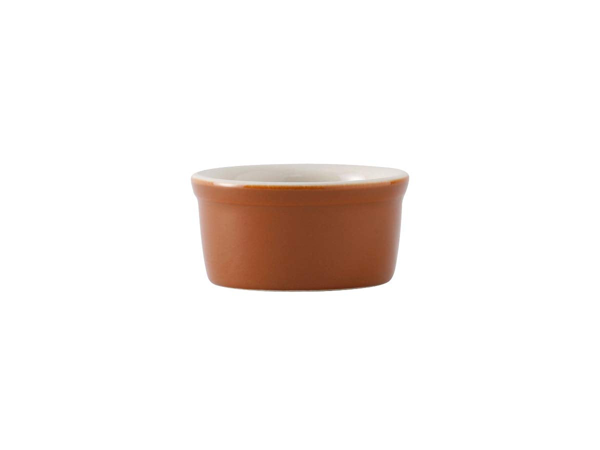 Tuxton China B3X-035 Ramekin, 3-1/2 Oz., 3-1/4'' Dia. X 1-5/8''H, Microwave & Dishwasher Safe, Oven Proof, Fully Vitrified, Lead