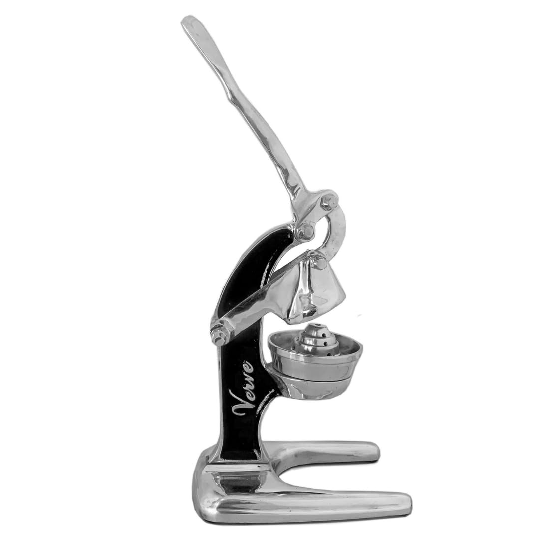 Artisan Cast Aluminum Professional Grade Manual Hand Press Juicer For Orange, Grapefruit, And Large Citrus Fruits Morning Drinks