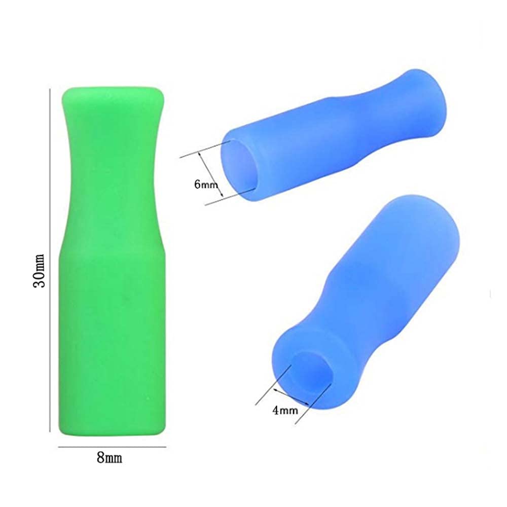 Metal Stainless Steel Straws, 4Pcs 12'' Ultra Long Reusable Metal Drinking Straws With Cleaning Brush And Silicone Tips For Tall