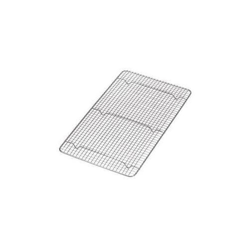 Update International Cross-Wire Grid Cooling Rack, Wire Pan Grate, Baking Rack, Icing Rack, Chrome Plated Steel, Rectangle Shape