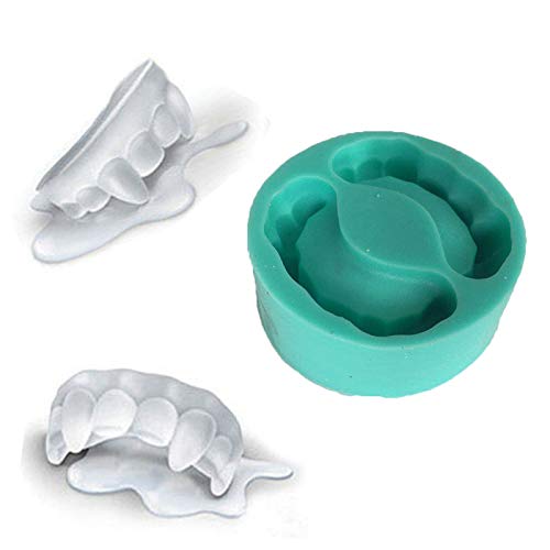 Cestony Vampire Tooth Silicone Molds For Diy Cake Fondant Biscuit Cookies Sugar Pudding Chocolate Hard Candies Dessert Decor
