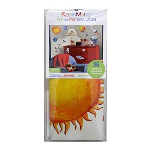 Roommates Rmk1316Scs Outer Space Peel And Stick Wall Decals