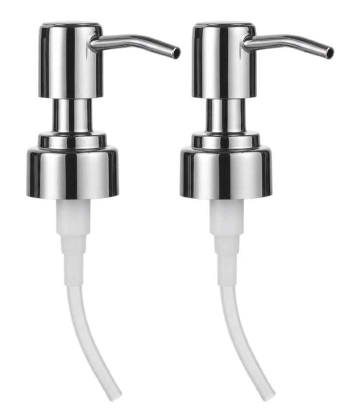 304 Rustproof Liquid Soap Dispenser Replacement Pump | Durable Reusable Nozzle For Bathroom & Kitchen | Pump Head For Hand Wash,