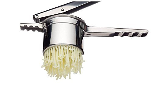 Cuisinox Potato Ricer, Heavy Duty Stainless Steel Potato Masher And Kitchen Tool, 3 Disks