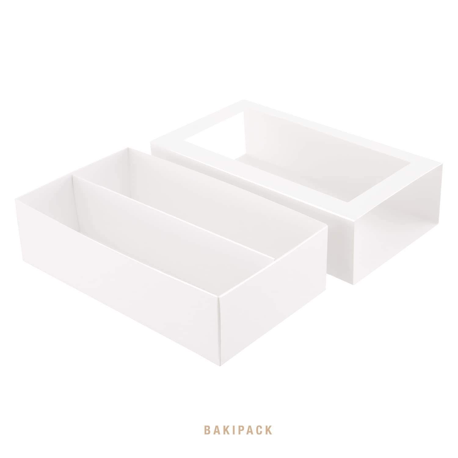 Bakipack 15 Macaron Boxes, Macaron Gift Box For 12 (Interior Measurement 7.3  4.2   1.9 Inches), Macaron Packaging Boxes With Cl