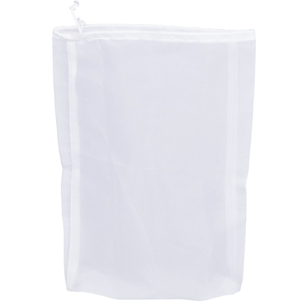 Pinfox 75 Micron Nylon Straining Bag Fine Mesh Food Strainer Filter Bags For Nut Milk, Green Juice, Cold Brew, Home Brewing (12.