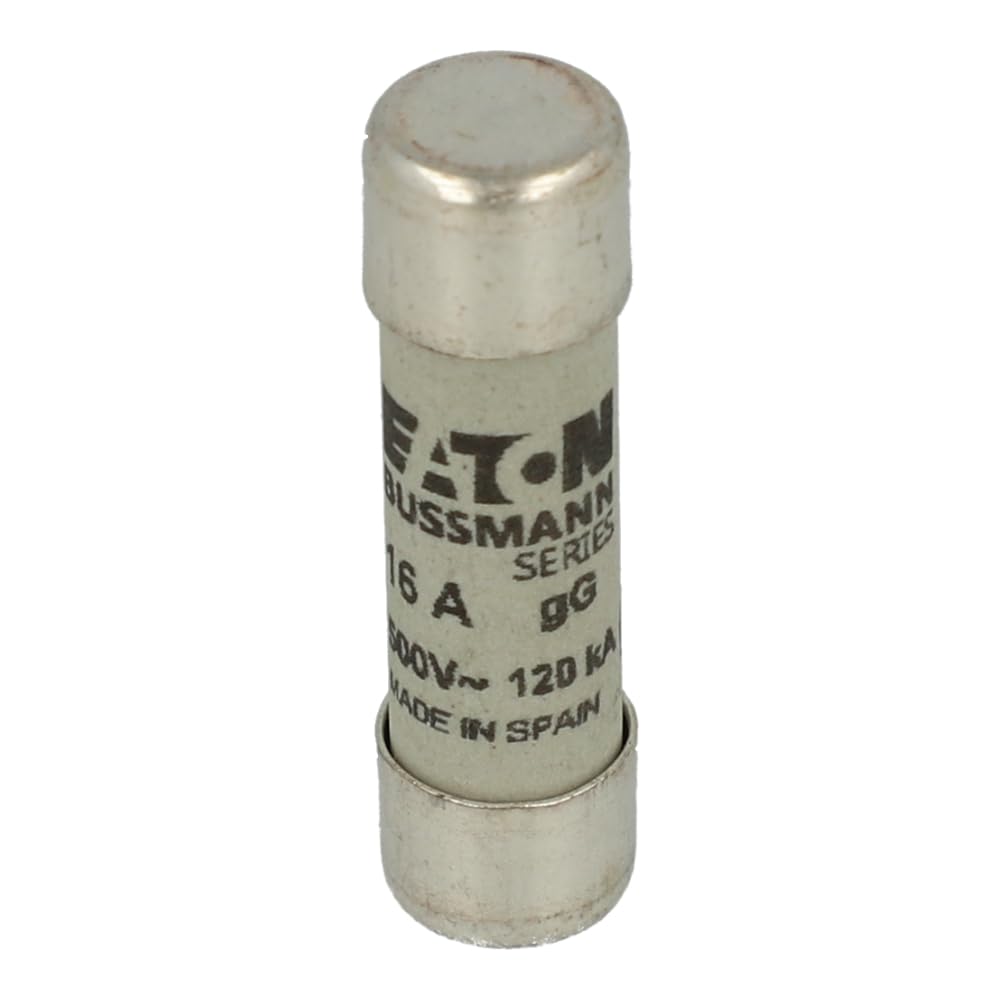Cooper Bussmann C10G16 AC Cylindrical Fuse, 10 x 38, 16 Amp, GG, 500V-Used Condition