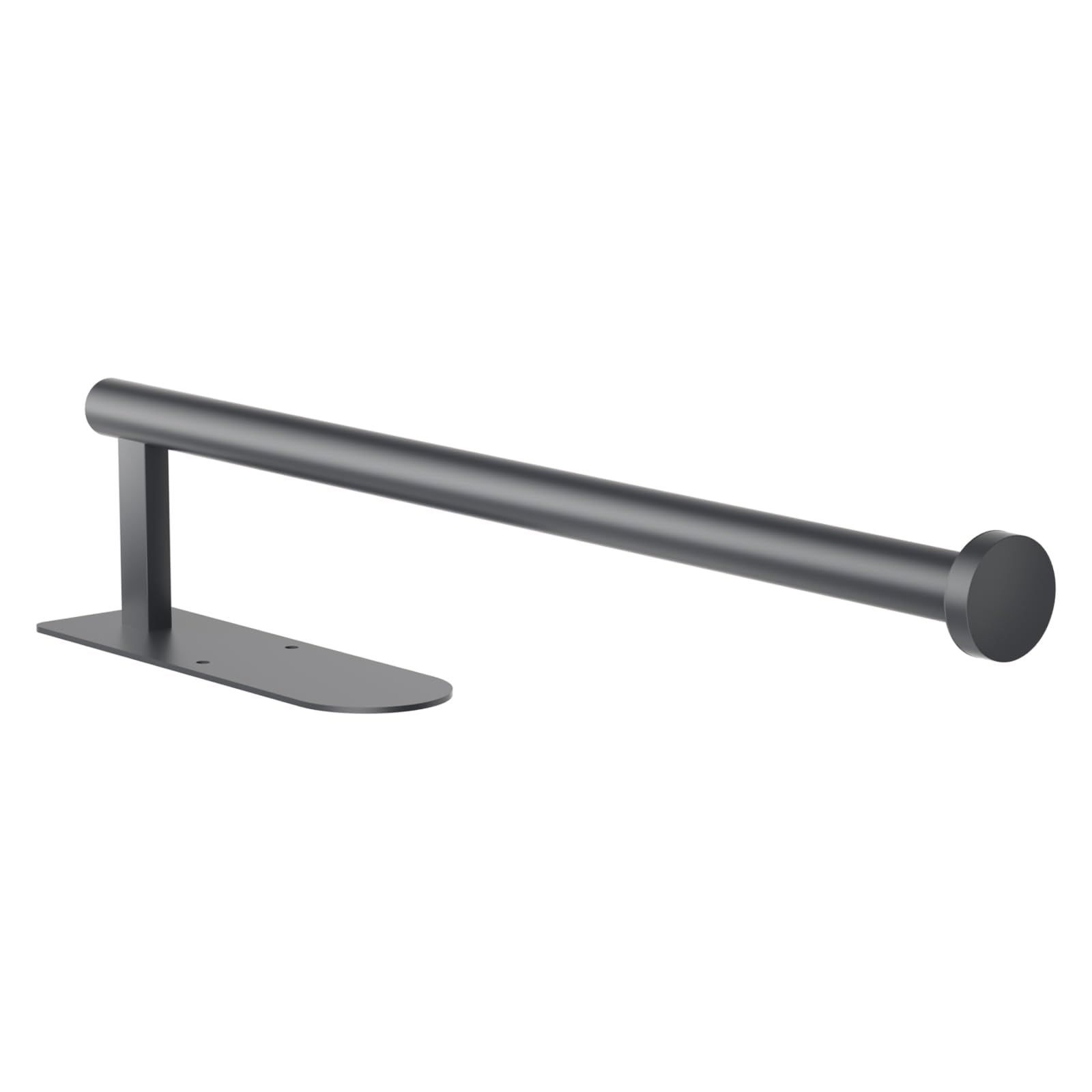 Paper Towel Holder, Self Adhesive or Screw Mounting, Paper Towel Holder Wall Mount, SUS304 Grey Stainless Steel Under Cabinet fo