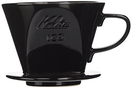 Kalita Ceramic Coffee Dripper (Black) For 2-4 Cups (#02005)