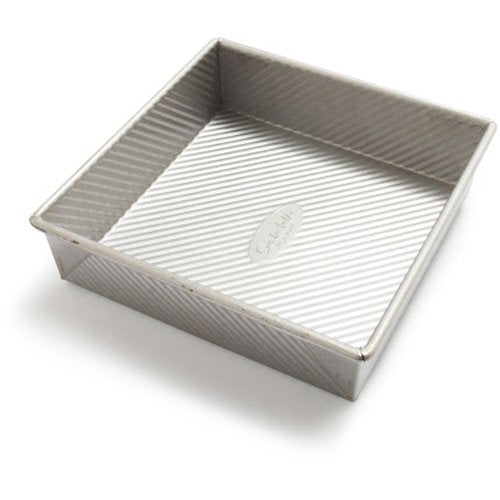 Sur La Table Platinum Pro Square Cake Pan, 8, Silver