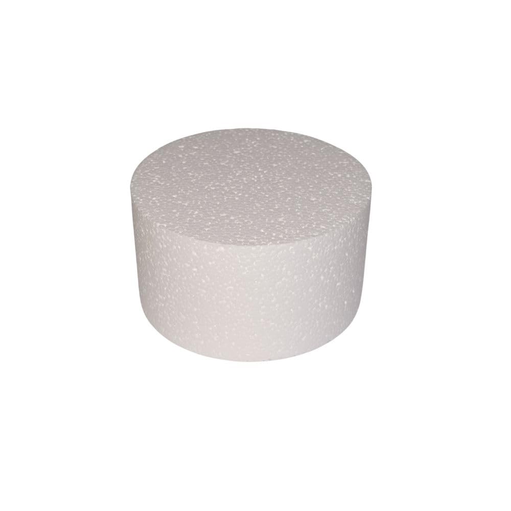 Oasis Supply Dummy Round Cake, 7 x 4, White