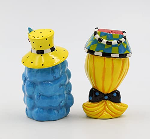 Appletree Design Let's Go Shopping Salt and Pepper Set  3-1/2-Inch