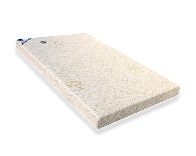 Basil FX 100% Natural Latex Foam Single Mattress Size 78X48X10 Inch