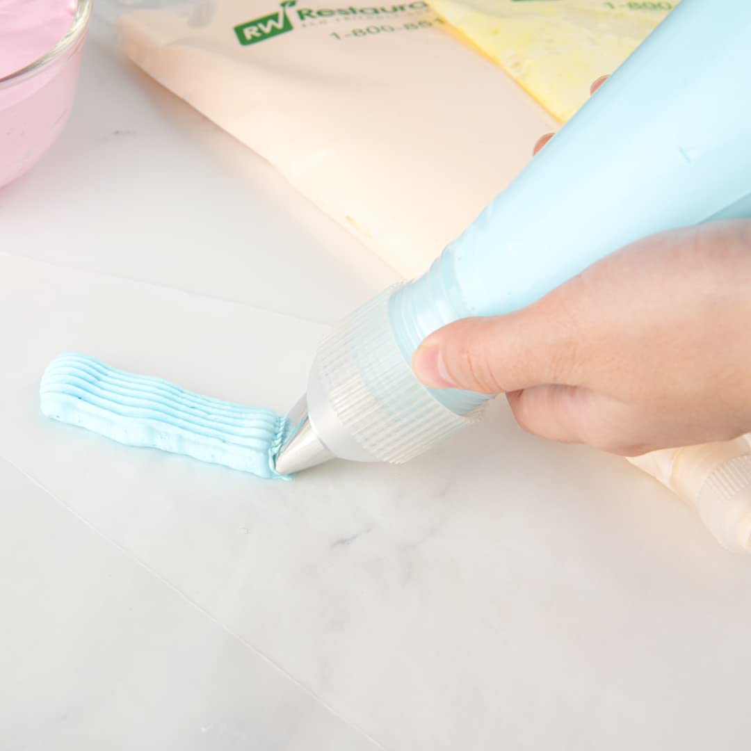 Restaurantware Pastry Tek Pastry Tip 1 Reusable Basketweave Piping Tip - #1D Dent-Resistant Stainless Steel Icing Tip Dishwasher