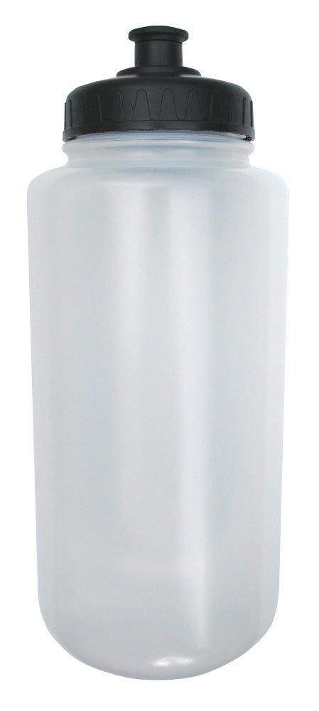A&R Sports Water Bottle, Clear, Curved Straw, Small