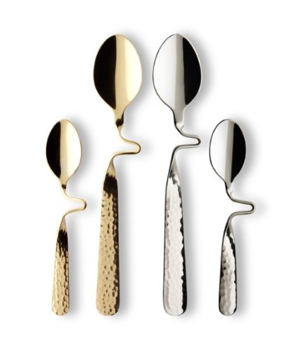 Villeroy & Boch Newwave Caff   After Dinner Tea Spoon, Gold