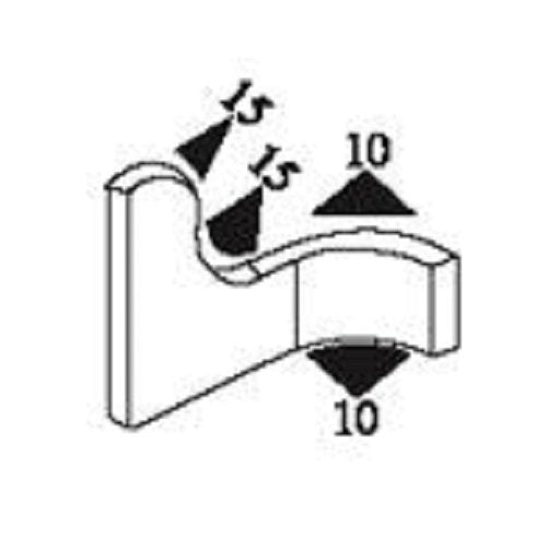 Edge Trim Small Flexible Pvc Plastic Fits 116 Edge, 38 Leg Length Edge Protector For Sharp And Rough Surfaces For Home, Boats, C
