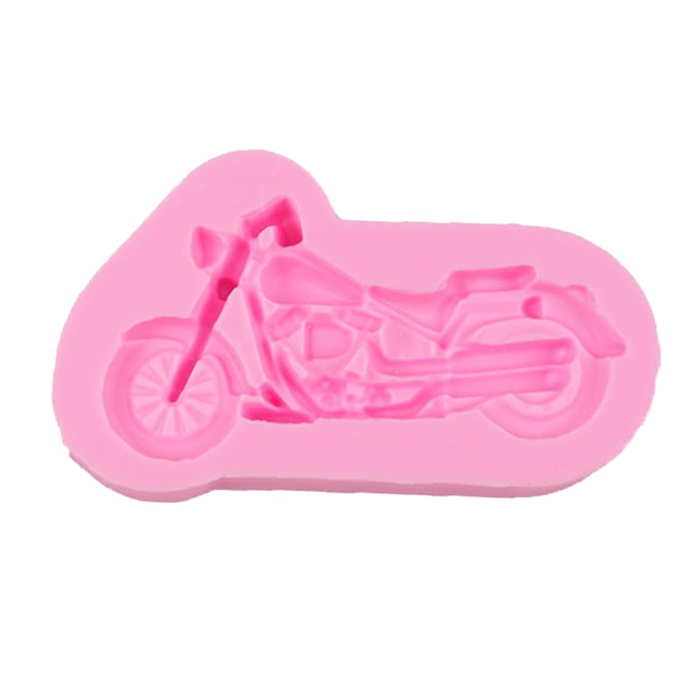 Cestony Motorcycle Silicone Molds For Diy Cake Fondant Biscuit Cookies Soap Sugar Pudding Chocolate Hard Candies Dessert Candle