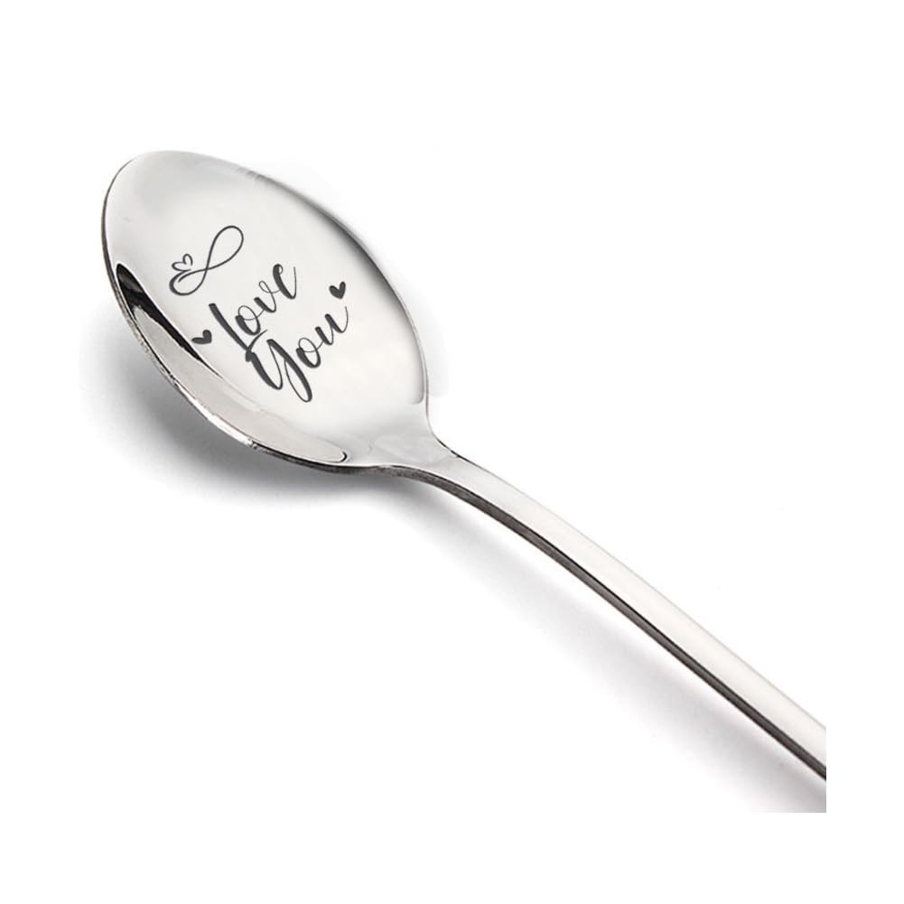 I Love You Gift Spoons For Husband Wife Christmas Birthday Gifts For Boyfriend Girlfriend Anniversary Valentine'S Day Gift For D