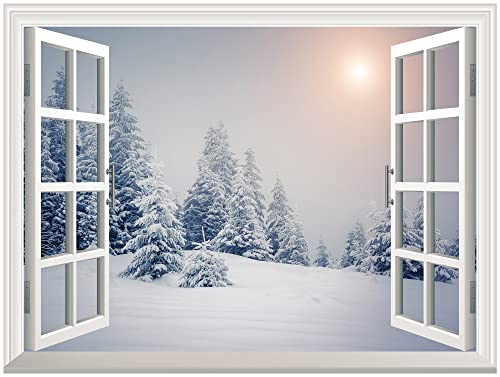 Wall26 Removable Wall Sticker/Wall Mural (24''X32'', White)