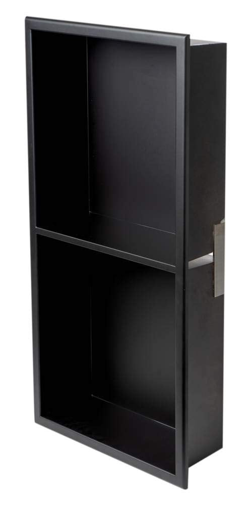 Alfi Brand Abnc1224-Bla Shower Niche, Black Matte