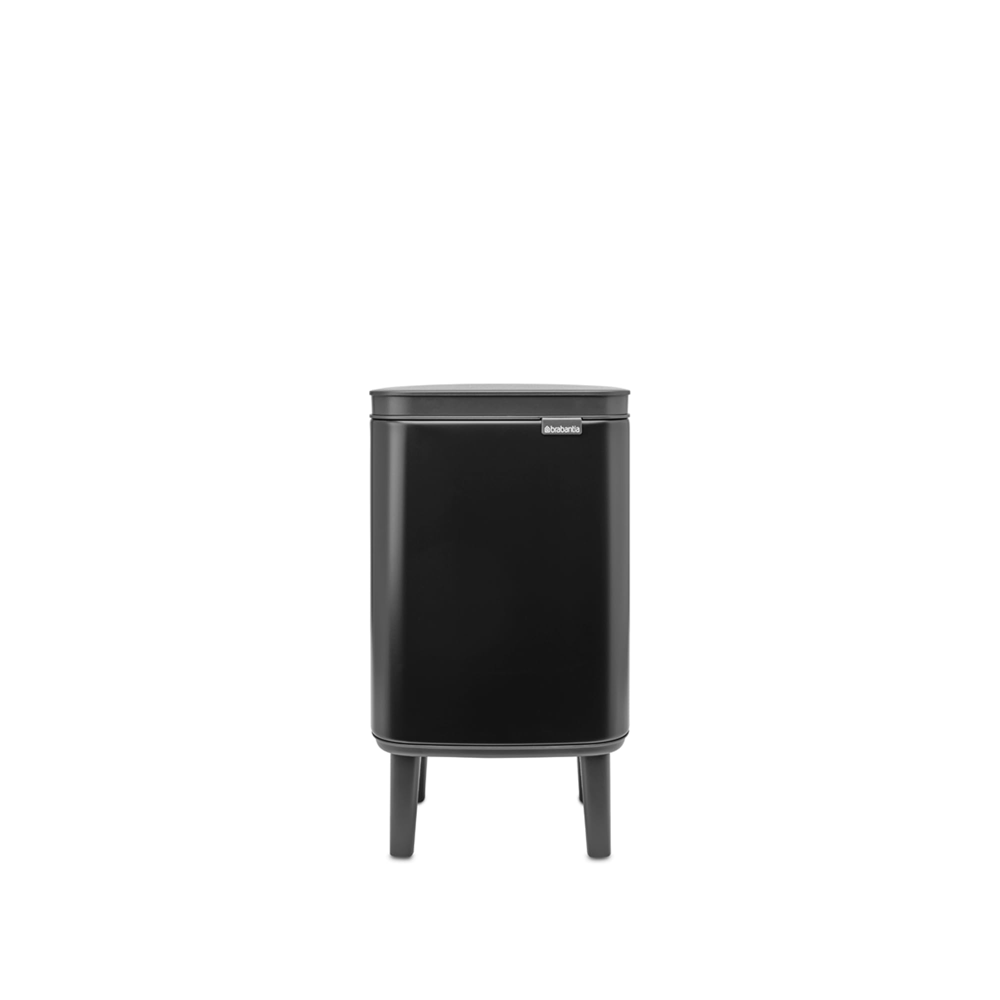 Brabantia - Bo Small Waste Trash Can Hi 1.1 Gal with Soft-Close Lid, Removable Inner Bucket, and Transport Grip - Ideal for Bath