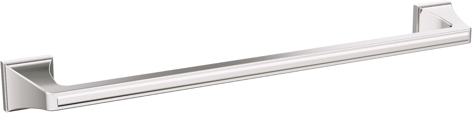 Amerock Mulholland Polished Nickel 18 Inch (457Mm) Towel Bar, Bh36023Pn