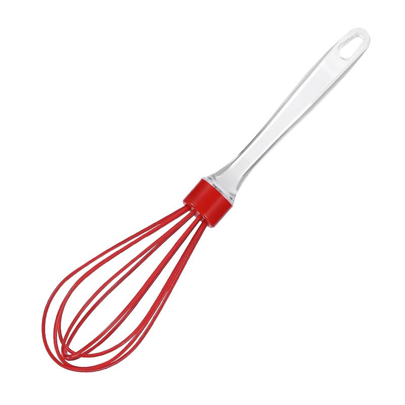 Kitchenfest 12 Inch Large Whisk With Silicone Head | Manual Blender Mixer Perfect For Whisking Sauces, Gravy Or Eggs Random Col