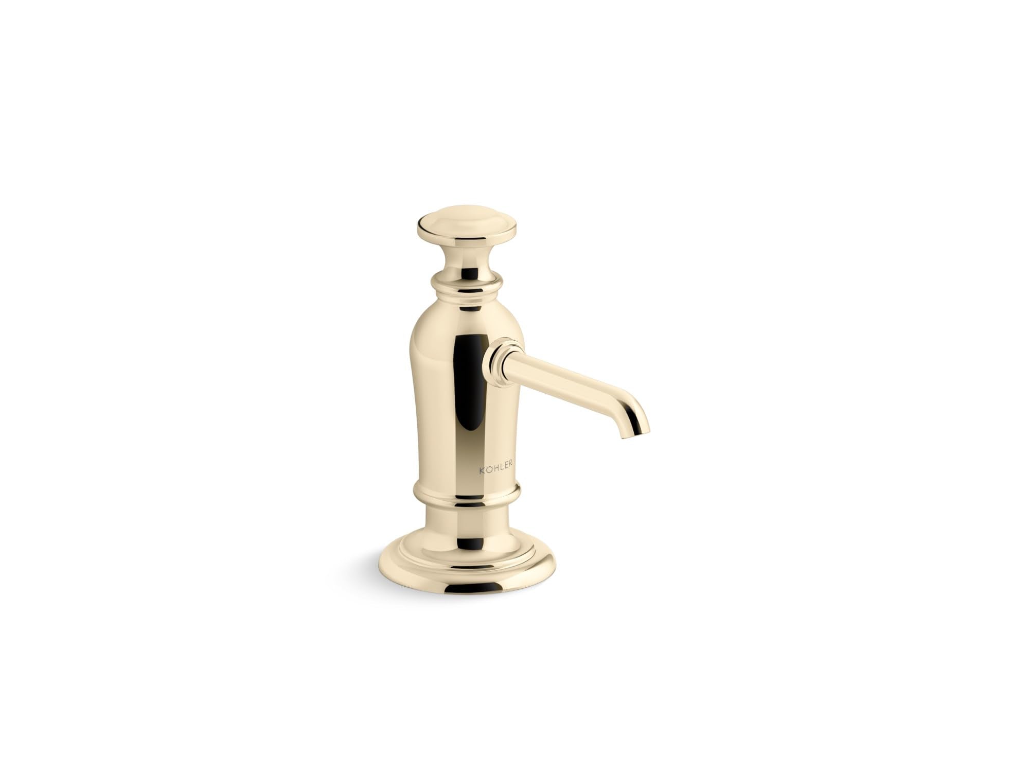 Kohler K-35729-AF Artifacts Soap/Lotion Dispenser, Vibrant French Gold
