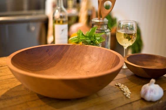 Anaya Afroz Sheesham Wood Serving Bowl Simple & Elegant, Wooden Small Serving Bowl, Multipurpose Bowl For Serving, Home & Kithce
