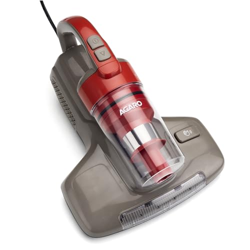 Agaro Grand Bed Vacuum Cleaner, Cyclonic Technology For Dust Collection, Uv Light Sterilization, 12Kpa Suction Power, Suitable F