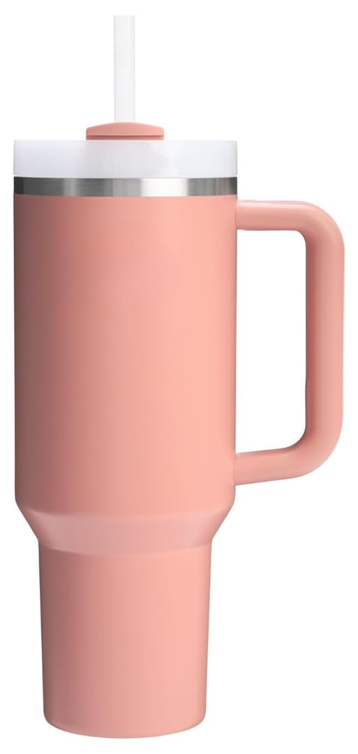 Eximia 40 Oz Stainless Steel Insulated Tumbler With Handle And Straw Lid  1200 Ml Vacuum Travel Mug For Hot And Cold Drinks, Le