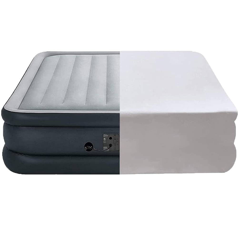 Bedecor Twin Fitted Sheet Only,21 Inch Extra Deep Pocket White Bottom Bed Sheet, Soft Breathable,Stay In Place,For Pillow Top Ma