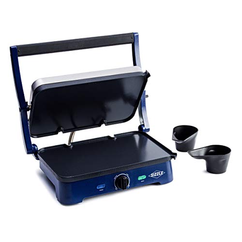 Blue Diamond CC002899-001 Sizzle Deluxe Electric Griddle and Grill Pan  Plates