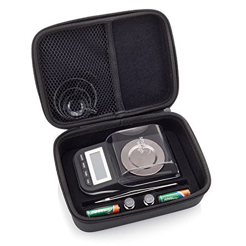 Smart Weigh 50G X 0001 Grams, Premium High Precision Digital Milligram Scale, Includes Tweezers, Calibration Weights,Three Weigh