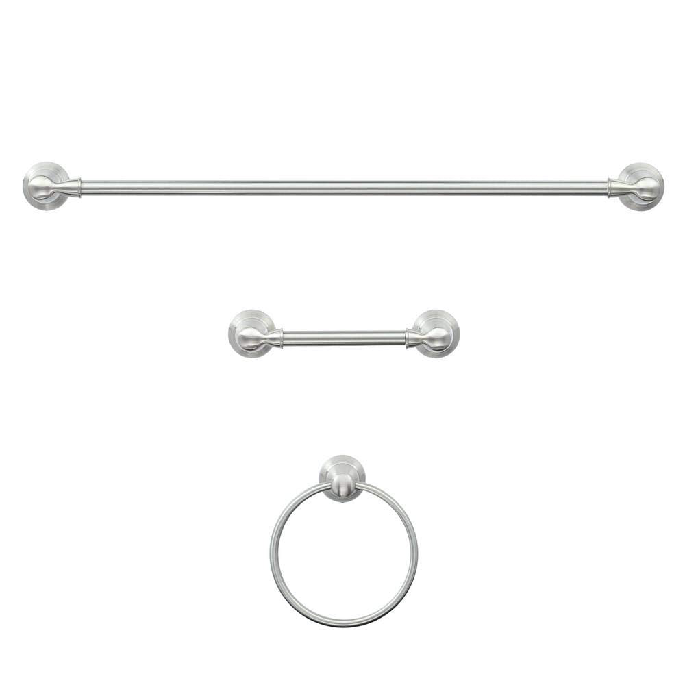 Moen Banbury 3-Piece Bath Accessory Kit In Brushed Nickel