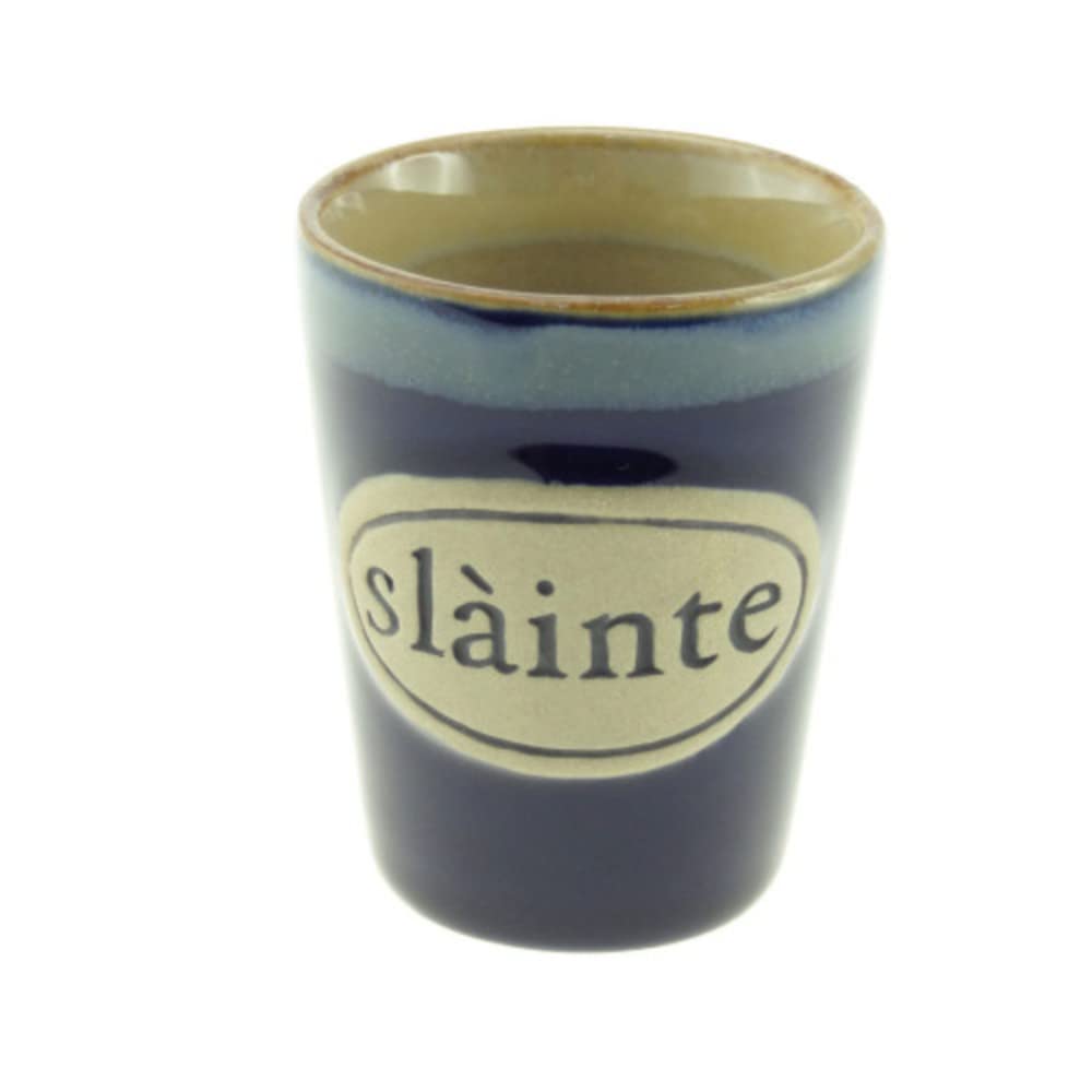 Glen Appin Shot Cup Stoneware Scotland 1.5 Fl Oz(44Ml) (Slainte - Blue)