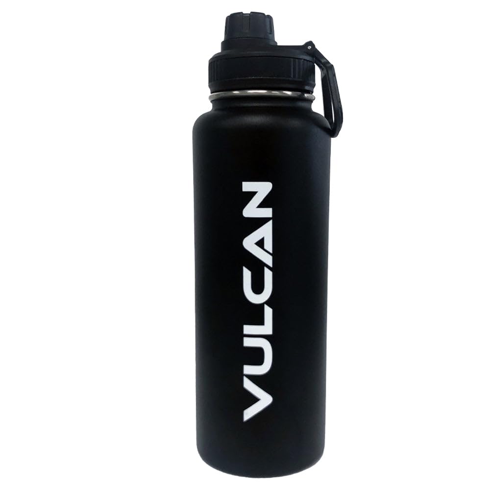 Vulcan Stainless Double Wall 40 oz Water Bottle (Black)